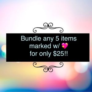 💖 BUNDLE 5 For $25 💖